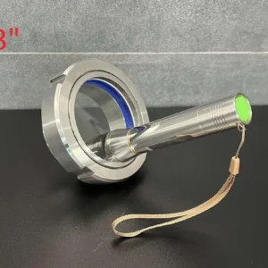 produktkontrollglas 3" mit beleuchtung