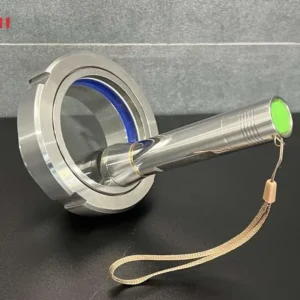 produktkontrollglas 4" mit beleuchtung